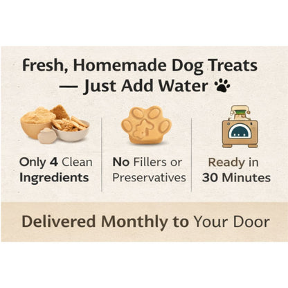 The Bark World DIY Dog Treat Mix – Monthly Rotating Flavor | Just Add Water